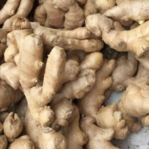 Dried ginger pieces for tea, cooking and homemade spice blends