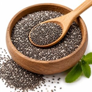 Whole chia seeds for smoothies, oats, yoghurt, salads and baking